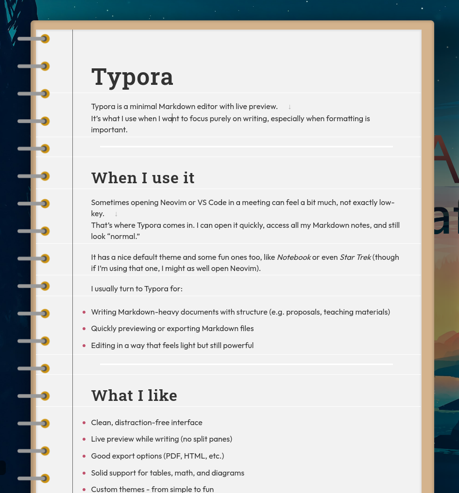 type